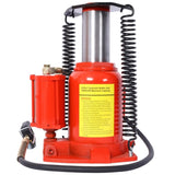 Air Hydraulic Bottle Jack, 32 Ton/70550LBS LBS All Welded Bottle Jack, 10-16.3 inch Lifting Range, W465P146641