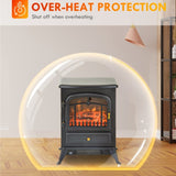 Electric Fireplace Heater LED Flame Fireplace Stove 20133471