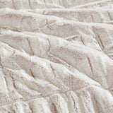 King/Cal King Back Print Long Fur Comforter Mini Set B03597111