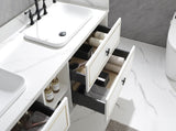 96" Wall Hung Bathroom Vanity Cabinet Fits Double Sinks, Cabinet Only W2287P265098