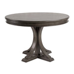 ZUN 44" Round Dining Table, Solid Wood Finish Classic Design For Dining room, Grey B03548932