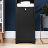 ZUN 64" Tall Bathroom Storage Cabinet for Small Space, Floor Standing Cabinet for Living Room Bathroom W1801P195734