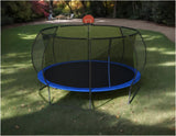14 foot trampoline with safety fence - Outdoor backyard bouncing mat, including ladder and W2071P319084