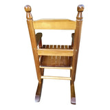 ZUN Children's rocking oak chair- Indoor or Outdoor -Suitable for kids-Durable 88851000