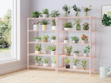 five-layer display stand without wheels with adjustable feet, free adjustment of layer spacing, iron 13646236