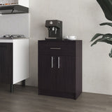 Cope kitchen Pantry in melamine with 2 doors and 1 drawer, Wengue B128P287517