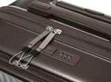 14"/20" 2 pcs/set in ABS Spinner Wheel Luggage, with Combination Lock and Front Opening Design, 14" W2787P378176