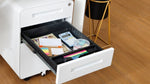 ZUN 3 Drawer Mobile File Cabinet Under Desk Office,Simple Style Versatile Storage Cabinet for 88767772