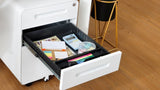 ZUN 3 Drawer Mobile File Cabinet Under Desk Office,Simple Style Versatile Storage Cabinet for 88767772