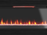 62 inch Fireplace Mantel, Black Finish B108P255366