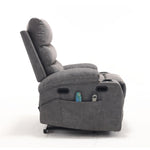 ZUN 21"seat width,large size Electric Power Lift Recliner Chair Sofa for Elderly, 8 point vibration W214111183