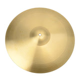 ZUN Professional 18" 0.8mm Copper Alloy Ride Cymbal for Drum Set Golden 00173036