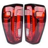 ZUN 2PCS Left&Right LH + RH LED Tail Light For GMC Sierra 1500 2500 3500 HD Rear Brake Stop Lamp W/Bulbs 12009176