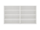 CD DVD storage cabinet, bookcase, adjustable shelf 8-layer storage, display bookshelf, home, office, 46840276