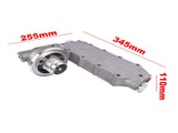 Oil Cooler Housing Filter Head w/ Gasket Fits for Cummins 6CT ISC QSC 8.3 ISL QSL 8.9L 3974325, 28434542