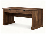 Farmhouse Computer Desk with 2 PullOut Drawers, 48 Sturdy Engineered Wood Writing Workstation, 15335754