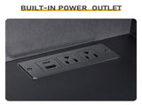 2 Drawers 1 Shelf 6-Shelf BedsideTable US Standard Power Supply 25835694