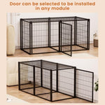 ZUN Dog Crate 63" Dog Kennel for Small Medium Dogs, Puppy Dog Playpen with Top, Pet Cage, Indoor, W1162P245312