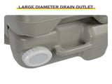 20L Portable Removable Flush Toilet with Double Outlet 40061473