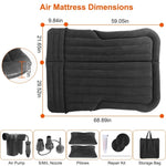 ZUN Air Mattress,SUV Air Mattress Thickened Camping Bed Cushion with Pillow Air Pump Storage Bag PVC 94429117