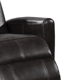 ZUN Modern Electric Leather Recliner Chair with Gentle Lower Lumbar Massager for Living Room Home B011P205574