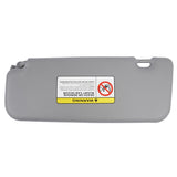 Front Right Passenger Side Gray Sun Visor for Hyundai Accent 1E 1.6L L4 Gas 852201R000 61360807