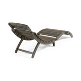 LAHAINA WOOD FOLDABLE CHAISE LOUNGE - GREY 57076.00GRY
