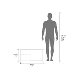 Kaibito Coffee Table with Open Storage, White Natural Oak B128P263708