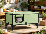 Elevated Heated Cat House 76943081