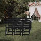 Folding Chair, Resin Chair with Padded Seat, Comfortable Event Chair Indoor Outdoor for Home Event 32222708