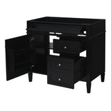 36'' Bathroom Vanity without Top Sink, Modern Bathroom Storage Cabinet with 2 Drawers and a Tip-out N710P186084B