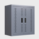 Metal garage cabinet with door, wall-mounted storage cabinet, floating tool cabinet for basements, W396P305716