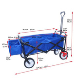 Folding Wagon Garden Shopping Beach Cart W22778747