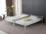 Twin Over Twin Convertible Bunk Bed with 2 Storage Drawers, Metal Bunk Bed Can 65723139