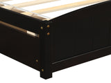 Twin size Platform Bed with Two Drawers, Espresso WF194280AAP