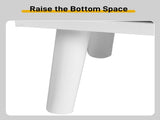 2 dump buckets with high-leg arched rattan shoe cabinet particle board plastic rattan 54*24*98cm 76681799