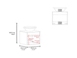 FM FURNITURE Pirtleville Bathroom Vanity with Integrated Sink, Wenge B128P293880