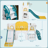 Wooden Swing Set Toddler Slide 09936434