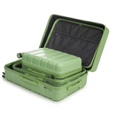 3 in 1 20"/24"/28" 3 pcs/set in ABS Spinner Wheel Luggage, Carry on Suitcase, Matching Color, 90206445