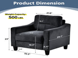 Couch Comfortable Sectional Couches and Sofas for Living Room Bedroom Office Small Space W2121137529