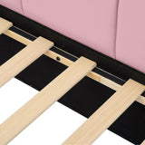 Full Size Upholstered Daybed with 2 Drawers,Velvet Sofabed with Soft Fabric Headboard, No Box-spring N733P194901H