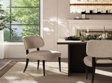 Harriet Split Back Upholstered Dining Side Chair, Set of 2, Merino Gray Wool Blend B2719P269266
