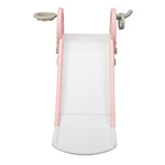 ZUN Toddler Slide for Indoor Use,Pink+White W2181P190005