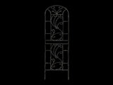 4 Pack Metal Garden Trellis 86.7" x 19.7" Rustproof Trellis for Climbing Plants Outdoor Flower W1586P268031