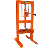 6 Ton Hydraulic Press, Benchtop Hydraulic Shop Press, H-Frame Garage Floor Press with Press Plates, 82062720