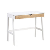 Hilton Desk In White/Natural 29281-WHN