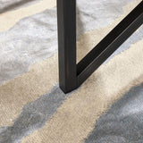 Modern simple coffee table, tempered coffee table solid wood base round transparent W487P317844