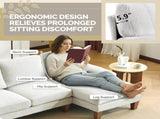 U-Shaped Convertible Sectional Sofa with 2 Chaise Lounges, 4-Seater Modular Couch with Removable & 93592549