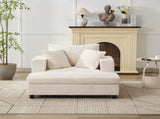 Chaise Lounge Chair with Removable Ottoman Accent Sofa Bed Upholstered Sleeper Couch Bed with W1170P353046