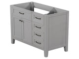 36" Bathroom Vanity without Sink, Cabinet Base Only, Bathroom Cabinet with Drawers, Solid Frame and WF296707AAE